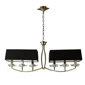 Akira AB Ceiling Lights Mantra Multi Arm Fittings